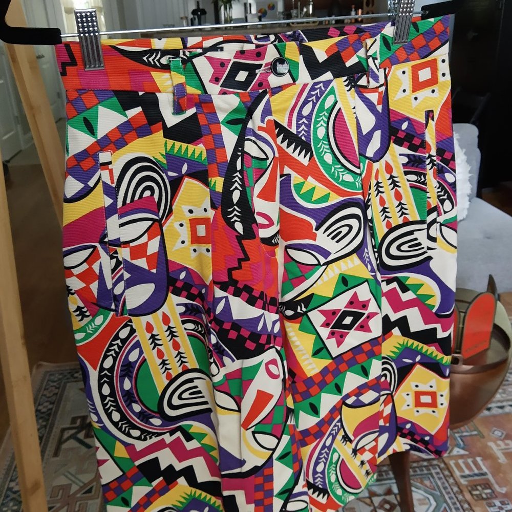 Vintage Laurel Colorful 80s Bermuda Shorts